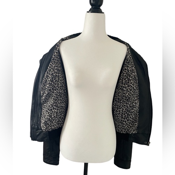 Faux Leather Coat - Picture 2 of 4